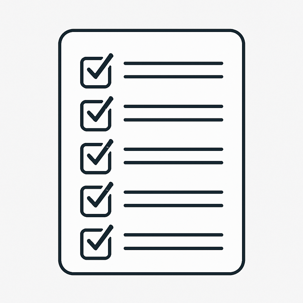 Checklist imprimível